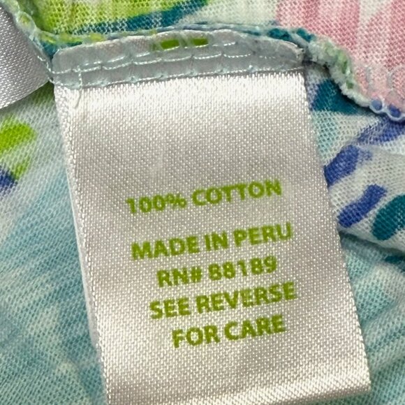 Lilly Pulitzer Arya Tank Top Women’s M Skye Blue Heaven Print EUC - Picture 7 of 11